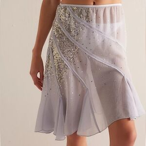 True Angel Embellished Half Slip
